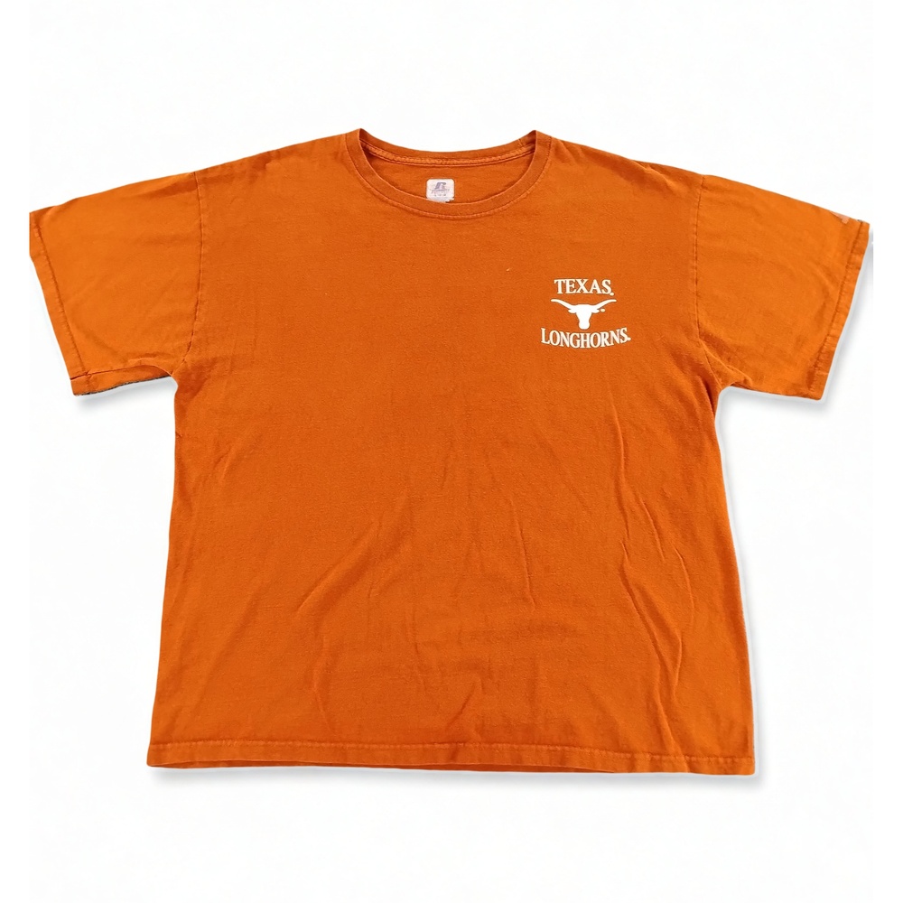 Russell Athletic Texas Longhorns Tee Large Cotton Blend Preppy Streetwear